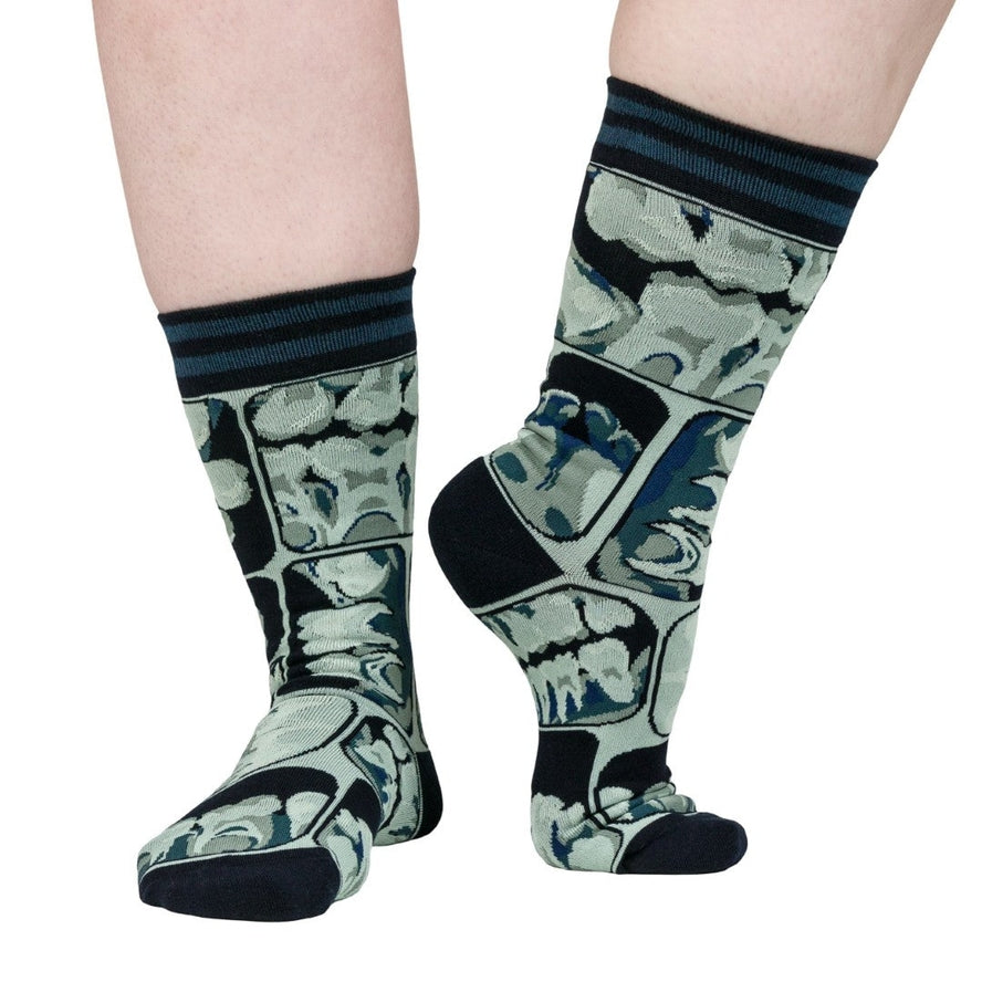 TOO COOL FOR FLOSSING CREW SOCKS BY FOOTCLOTHES
