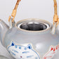 SMILING CAT TEA SET (TEAPOT AND FOUR TEACUPS)
