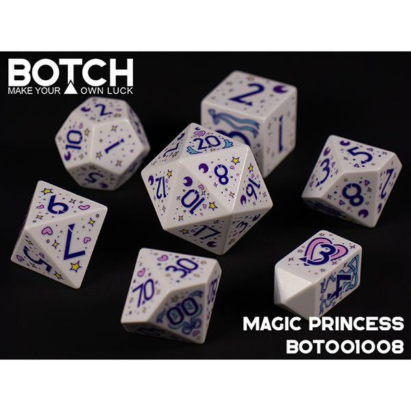 BOTCH DICE: MAGIC PRINCESS 7 DICE SET