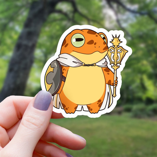 FROG CLERIC CLASS RPG STICKER