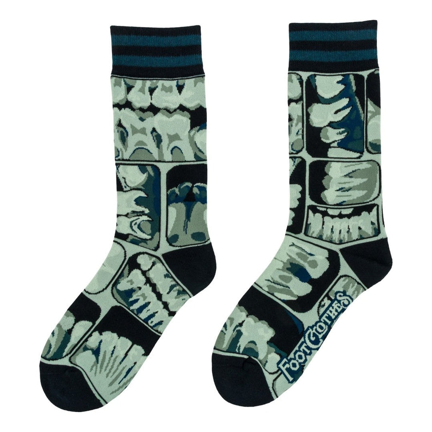 TOO COOL FOR FLOSSING CREW SOCKS BY FOOTCLOTHES
