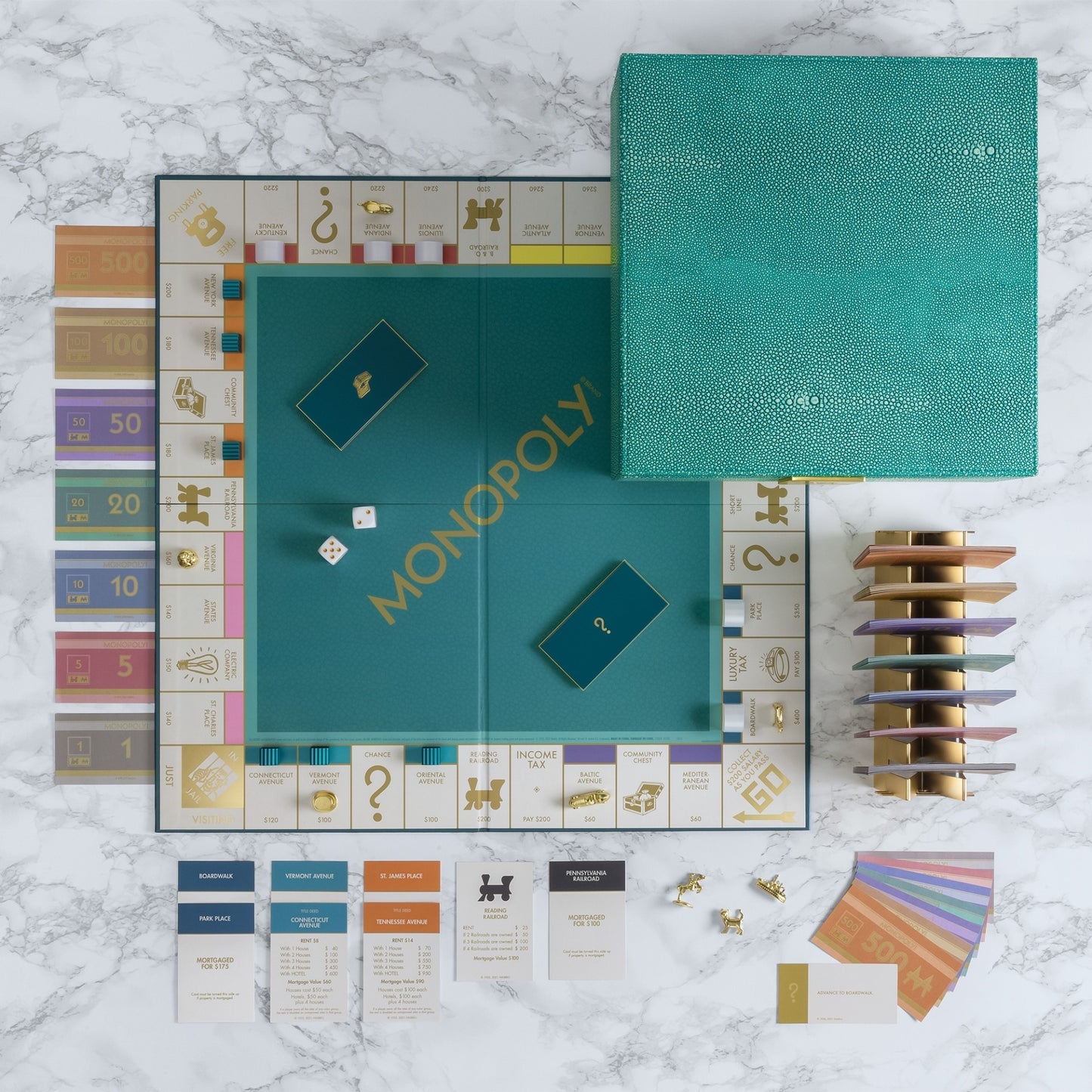 MONOPOLY DEL MAR SHAGREEN EDITION