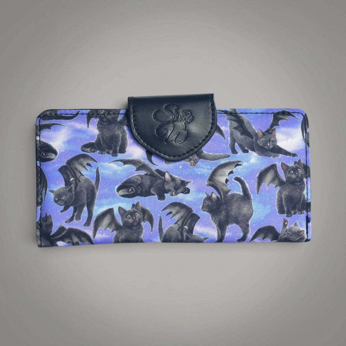 BATTY CATS LONG WALLET