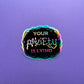 YOUR ANXIETY IS LYING VINYL STICKER