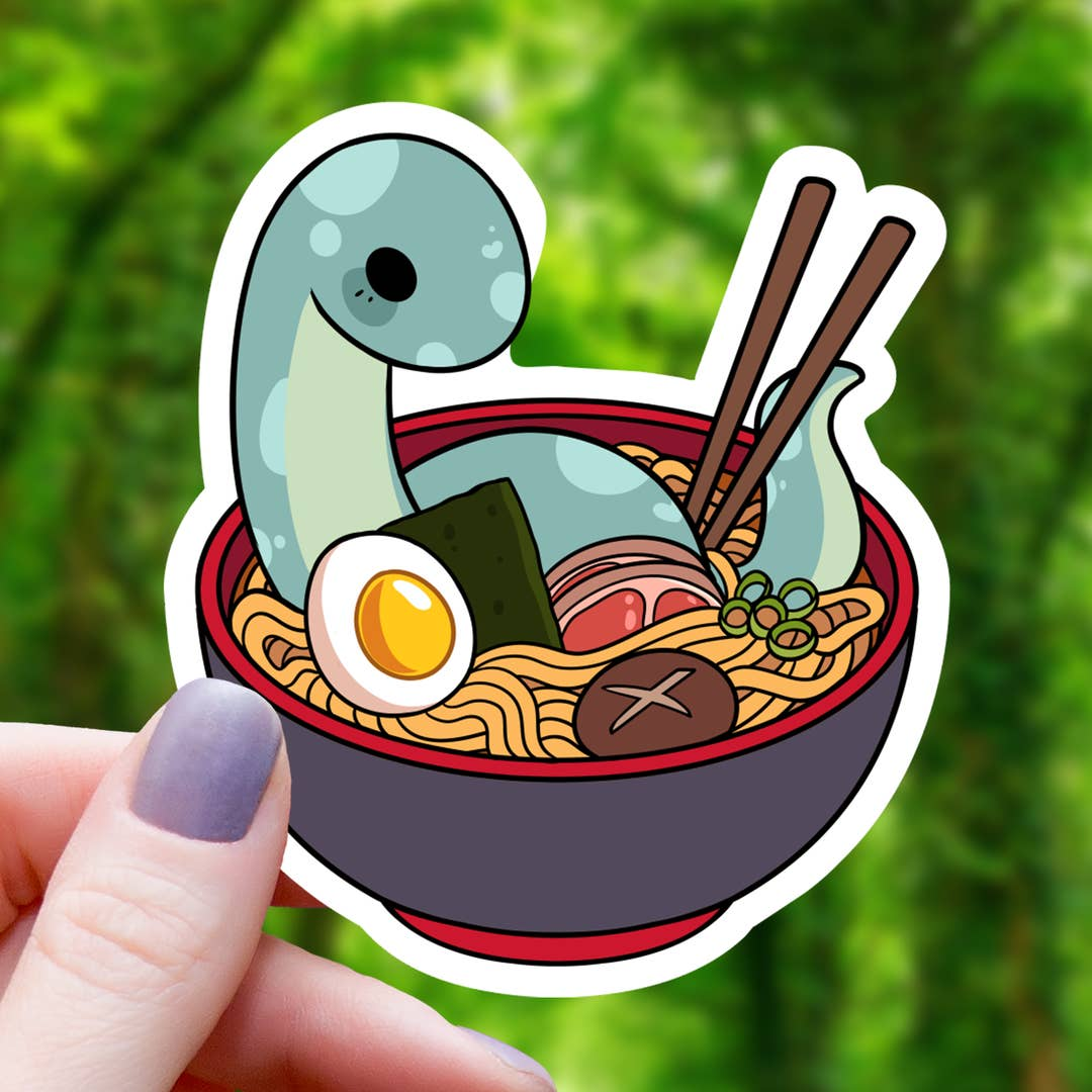 LOCH NESS RAMEN BOWL STICKER