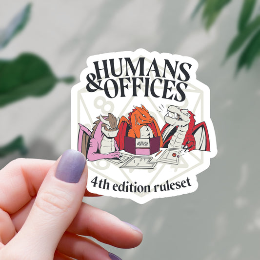 HUMANS AND OFFICES STICKER