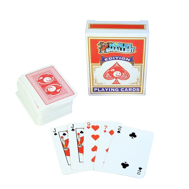 WORLD'S SMALLEST PLAYING CARDS