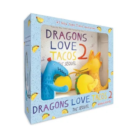 DRAGONS LOVE TACOS 2 THE SEQUEL BOOK AND TOY SET