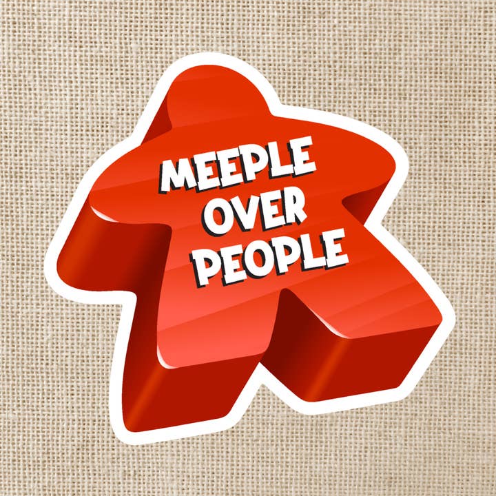 MEEPLE OVER PEOPLE STICKER