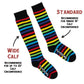 RADIANT RAINBOW KNEE HIGH SOCKS BY FOOTCLOTHES