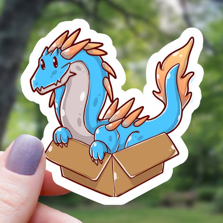 LEVIATHAN MONSTER IN A BOX STICKER