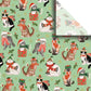 HOLIDAY FROLICKING FELINES TISSUE PAPER