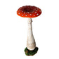 LARGE FLY AGARIC MUSHROOM STATUE