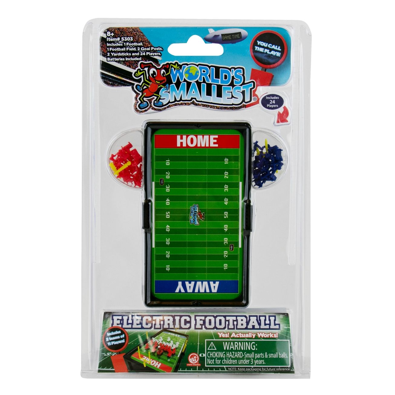 WORLD'S SMALLEST ELECTRIC FOOTBALL