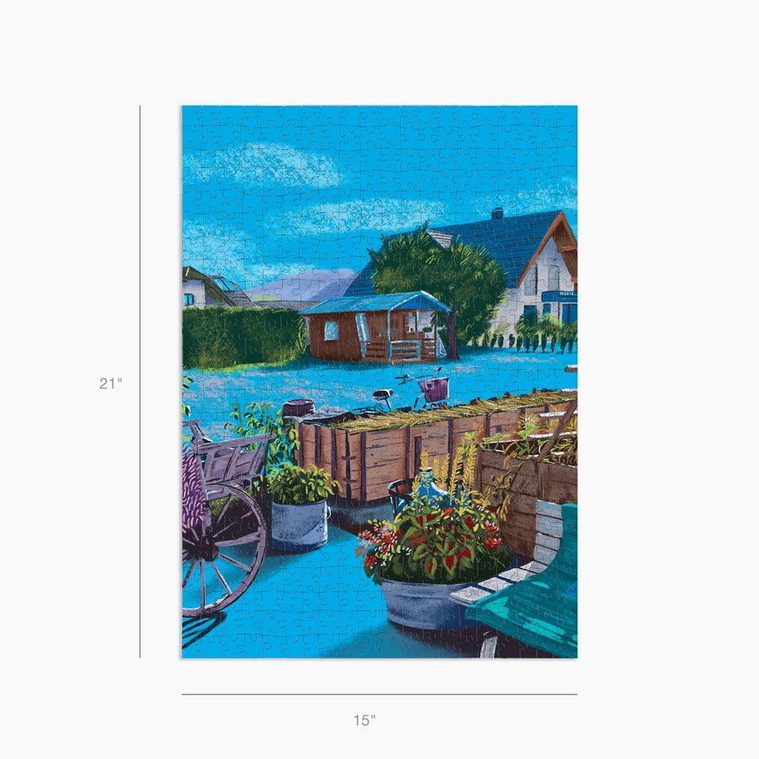 CANVAS CLASSICS: AFTERNOON IN BLUE 500pc PUZZLE
