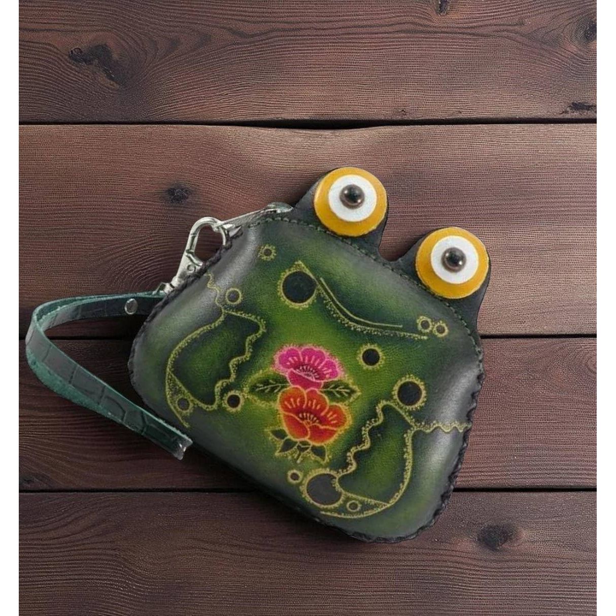 FROG FRIEND LEATHER COIN PURSE