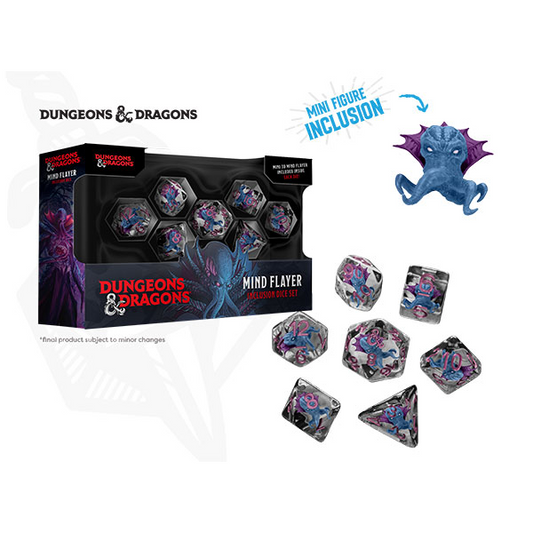 D&D INCLUSION 7 PC DICE SET: MIND FLAYER