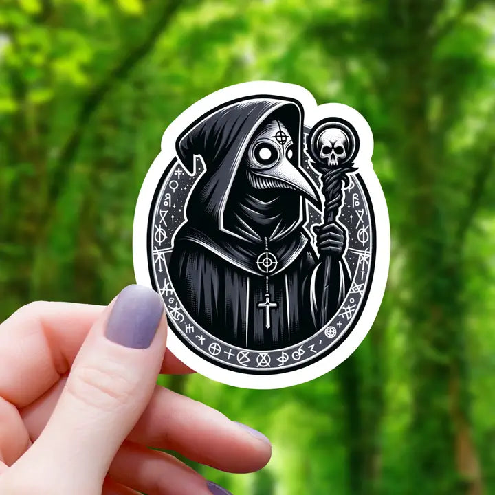 OCCULT PLAGUE DOCTOR STICKER