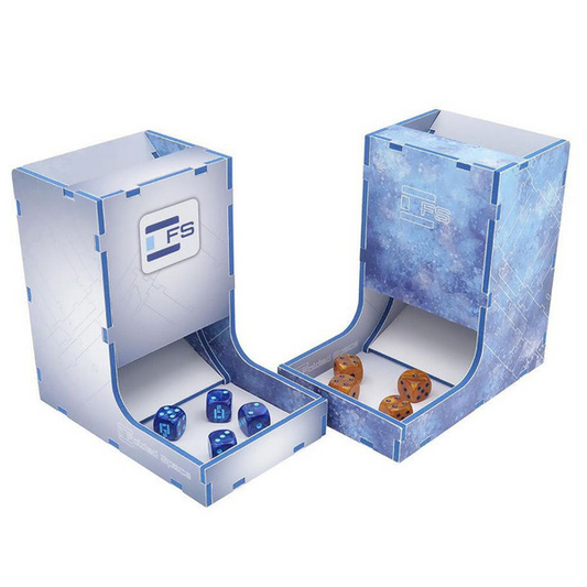 FOLDED SPACE COLOR DICE TOWER
