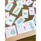 WOODEN CARD RACK SET OF 4