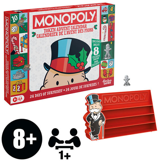 MONOPOLY TOKEN ADVENT CALENDAR
