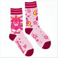CUTE BAPHOMET CREW SOCKS BY FOOTCLOTHES