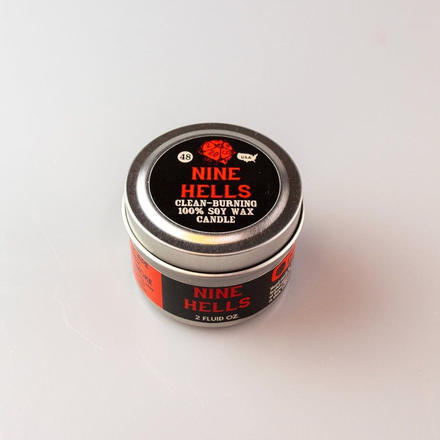 NINE HELLS 2oz GAMING CANDLE