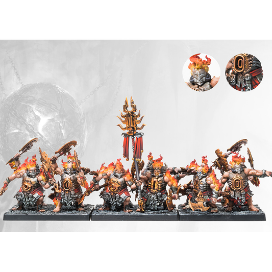 CONQUEST DWEGHOM FLAME BERZERKERS (5th ANNIVERSARY KIT)