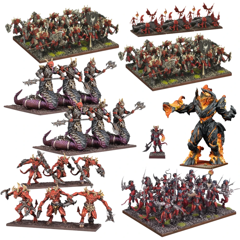 KINGS OF WAR FORCES OF THE ABYSS MEGA ARMY