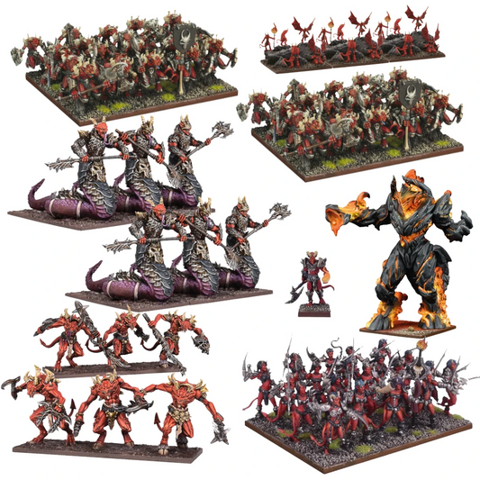 KINGS OF WAR FORCES OF THE ABYSS MEGA ARMY