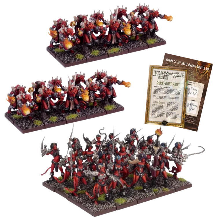 KINGS OF WAR FORCES OF THE ABYSS AMBUSH SET