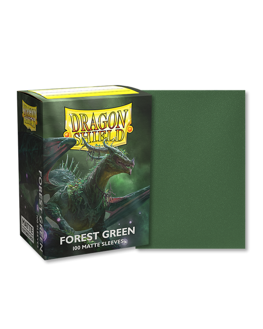 DRAGON SHIELD: MATTE FOREST GREEN SLEEVES