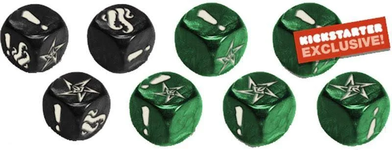 CTHULHU DEATH MAY DIE FROST DICE (KS EXCLUSIVE)