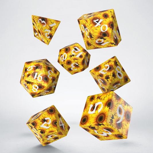 FULL ART DICE SET SUNFLOWER