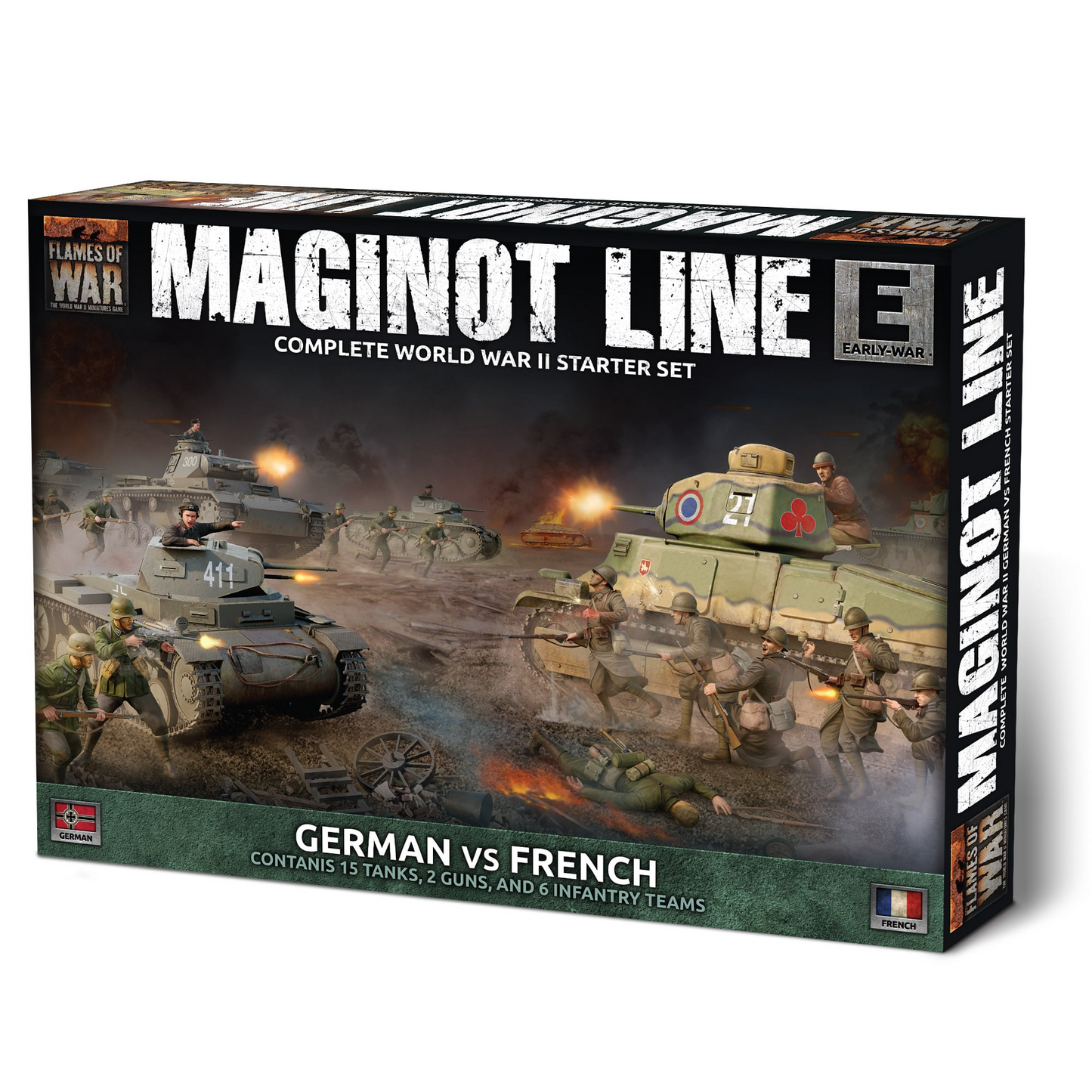 MAGINOT LINE GERMAN vs FRENCH STARTER SET