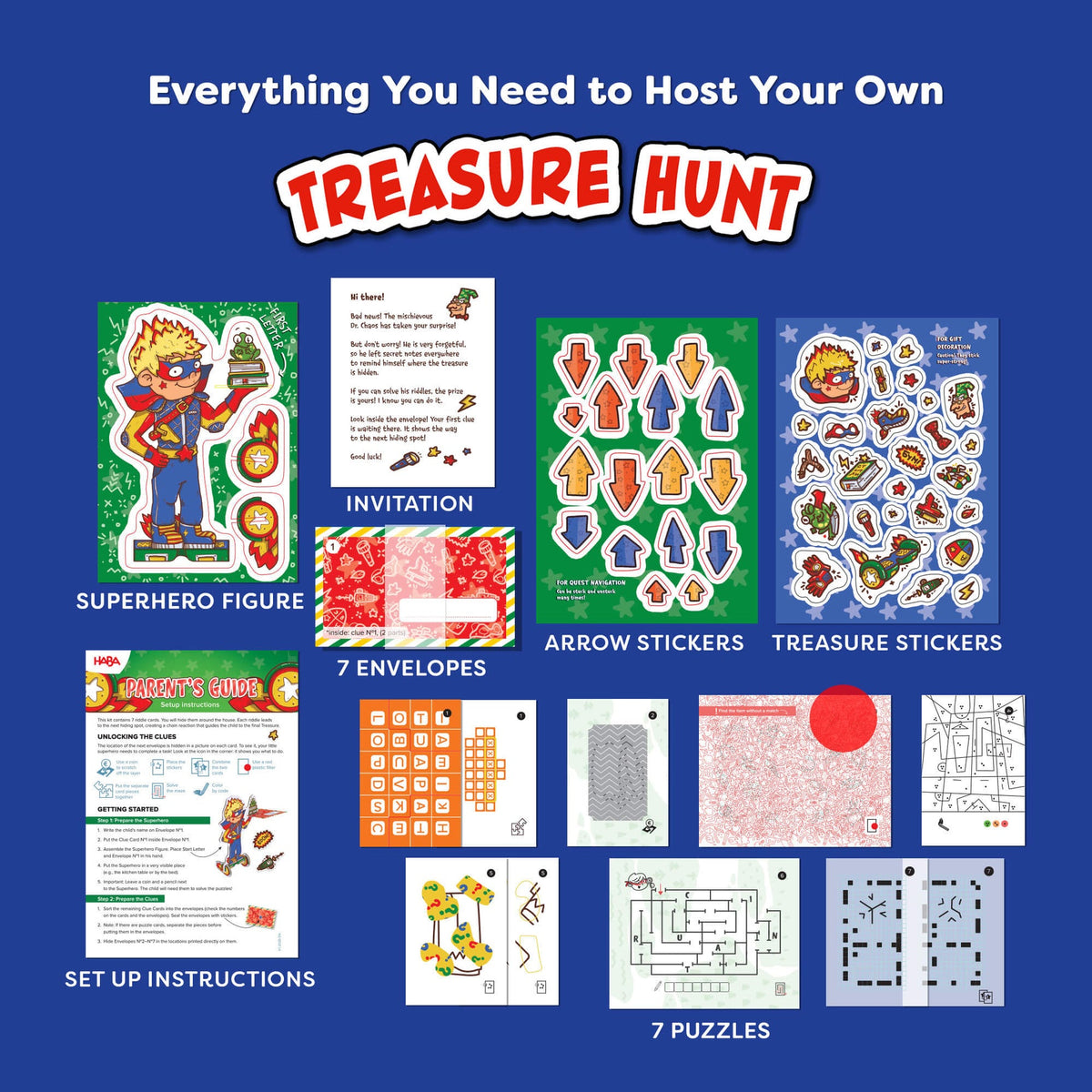 SUPERHERO TREASURE HUNT