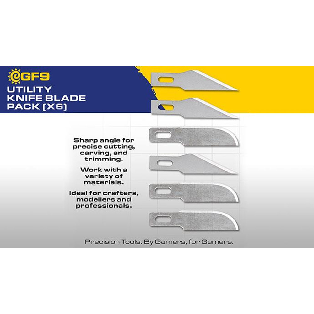 UTILITY KNIFE BLADE PACK (x6)