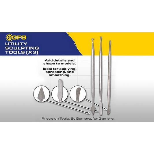 UTILITY SCULPTING TOOLS (x3)