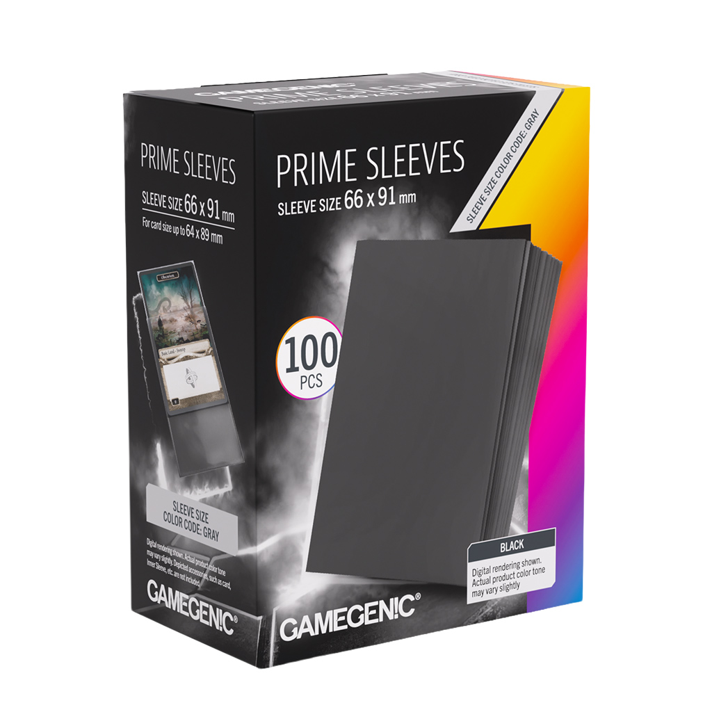 GAMEGENIC PRIME Sleeves Black (ECO)