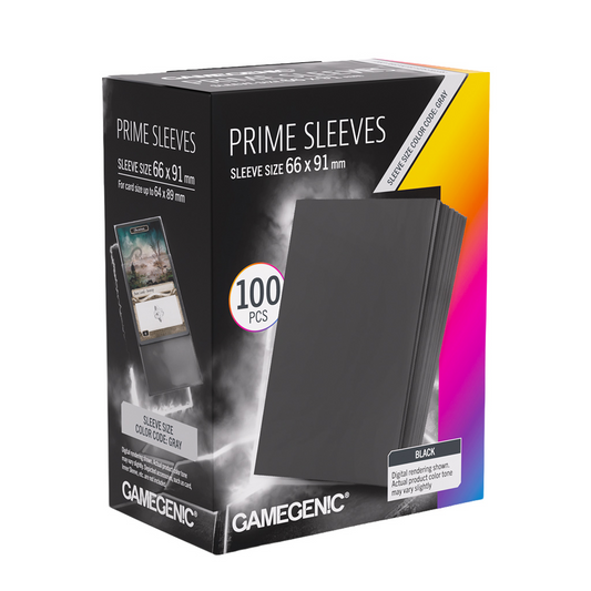 GAMEGENIC PRIME Sleeves Black (ECO)