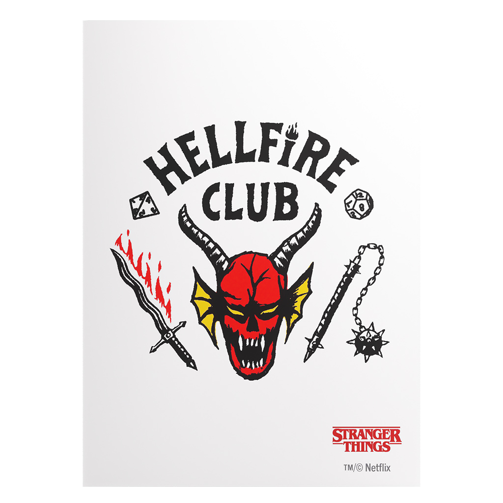 GAMEGENIC STRANGER THINGS ART SLEEVES HELLFIRE CLUB