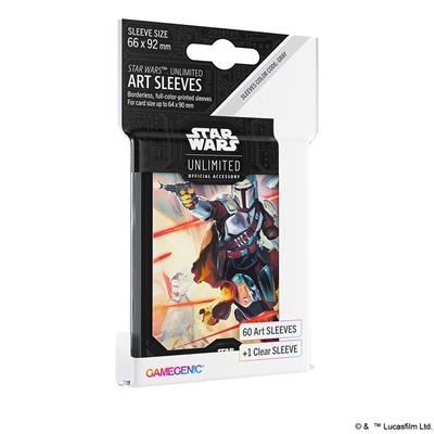 STAR WARS UNLIMITED ART SLEEVES MANDALORIAN
