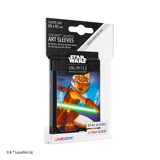 STAR WARS UNLIMITED ART SLEEVES AHSOKA TANO
