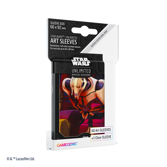 STAR WARS UNLIMITED ART SLEEVES GENERAL GRIEVOUS