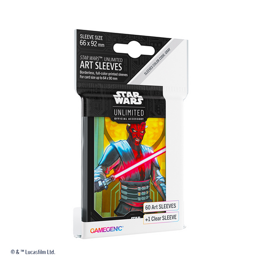 STAR WARS UNLIMITED ART SLEEVES DARTH MAUL