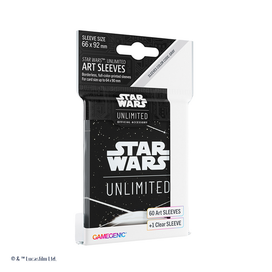 STAR WARS UNLIMITED ART SLEEVES WHITE