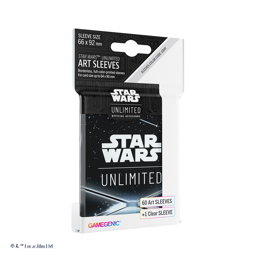 STAR WARS UNLIMITED ART SLEEVES BLACK