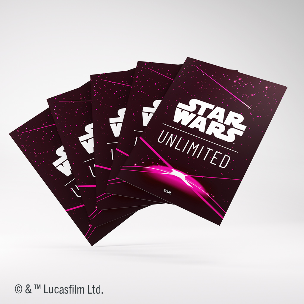 STAR WARS UNLIMITED ART SLEEVES MAGENTA