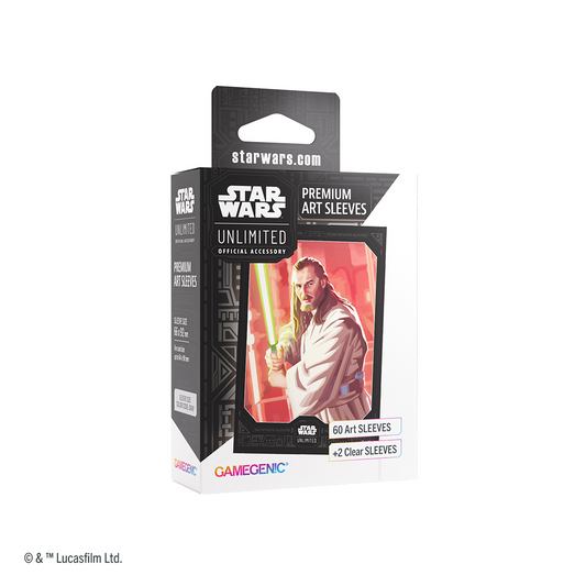 STAR WARS UNLIMITED PREMIUM ART SLEEVES: QUI-GON JINN