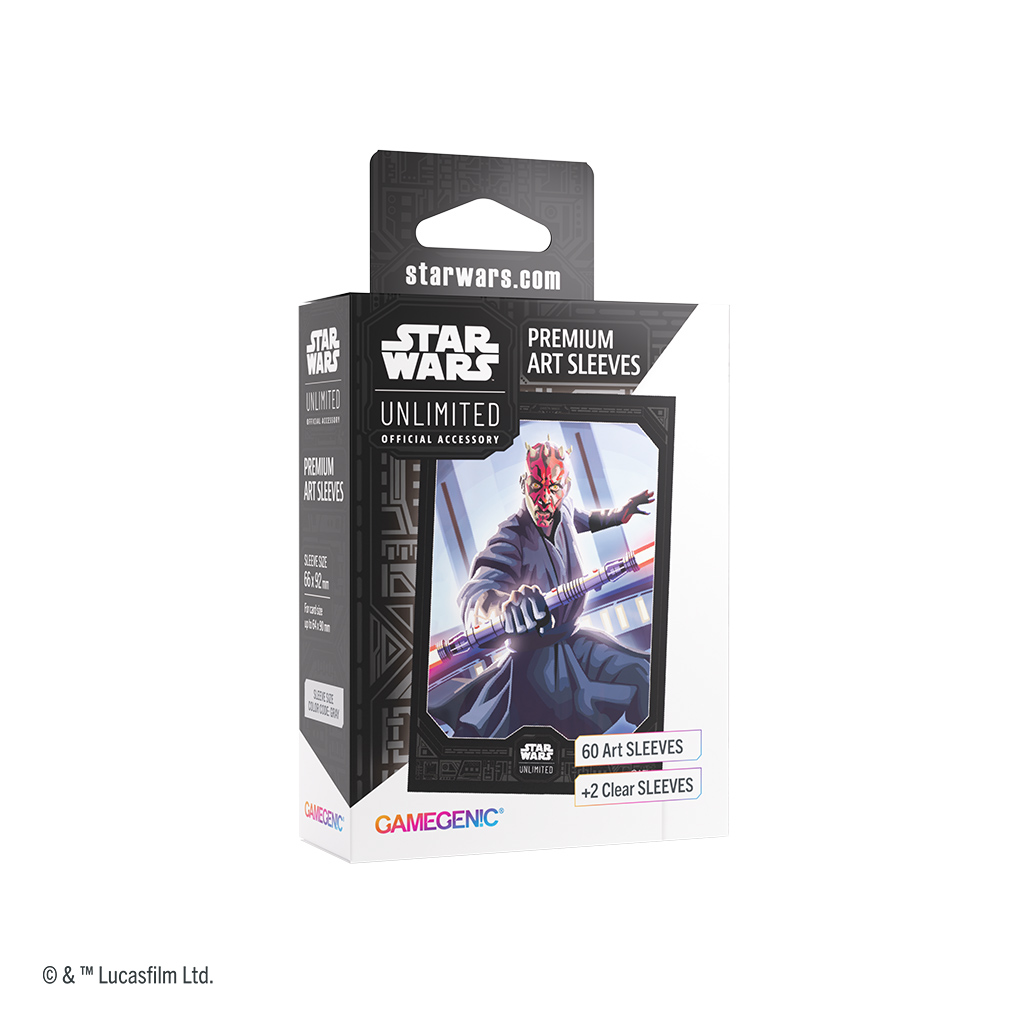 STAR WARS UNLIMITED PREMIUM ART SLEEVES: DARTH MAUL